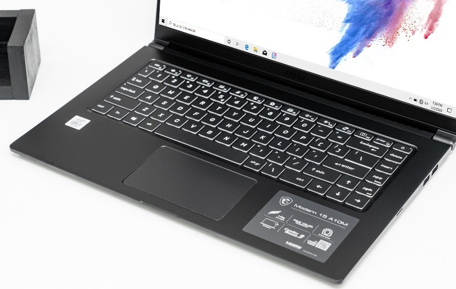 Đánh giá về laptop MSI Modern 15 - Thiết kế bắt mắt cho dân văn phòng